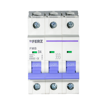 FMB-D 10kA 3P 04 х-ка D Автоматический выключатель